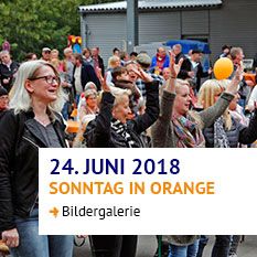 Sonntag in Orange am 24. Juni 2018